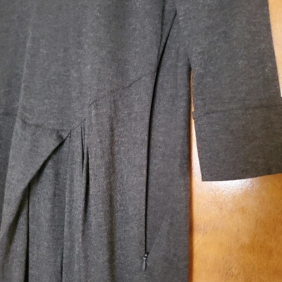 Strenesse Gabriele Strehle Wool Blend Gray Dress 4 - Picture 6 of 9